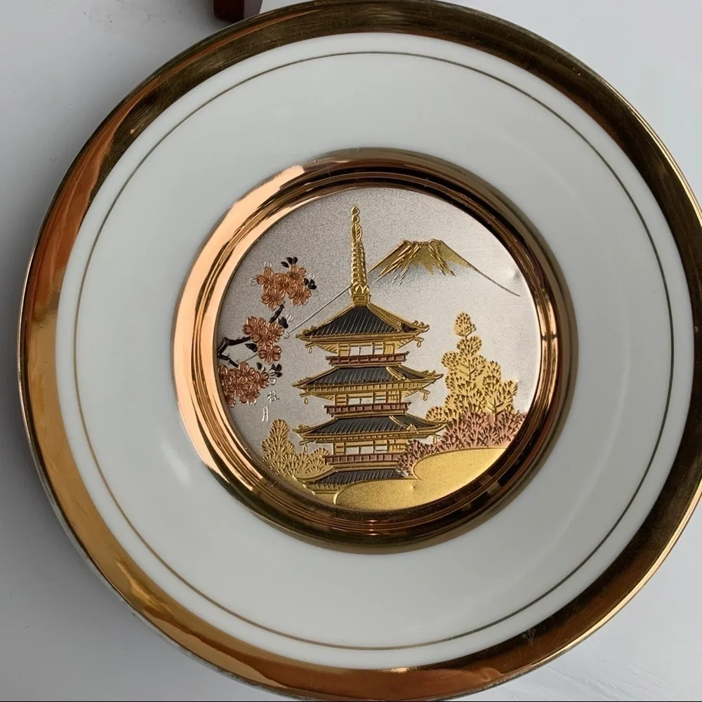 Art of Chokin 24K Gold Trim Decoration
